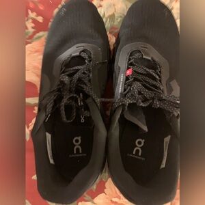 Women’s On Running Cloudmonster Black Athletic Shoes